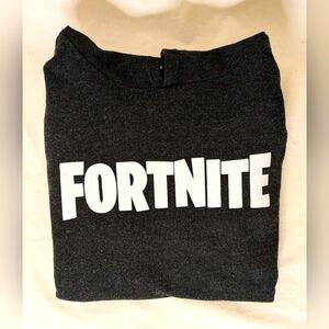 FORTNITE Sweatshirt Hoodie, boys XL, peppered gray color